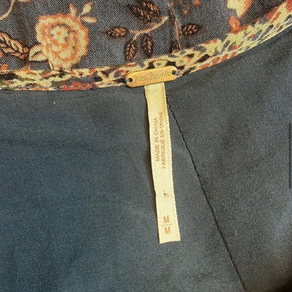FREE PEOPLE Lucky Loosey Paisley Mini dress - Picture 8 of 9
